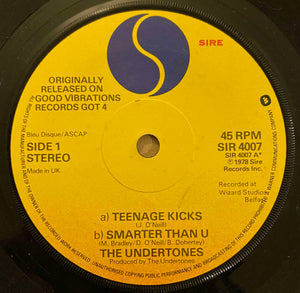 The Undertones : Teenage Kicks (7", RE, Com)