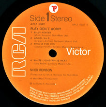 Load image into Gallery viewer, Mick Ronson : Play Don't Worry (LP, Album, Gat)