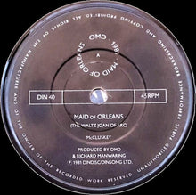Load image into Gallery viewer, OMD* : Maid Of Orleans (7", Single, No )