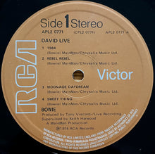 Load image into Gallery viewer, David Bowie : David Live (2xLP, Album, Ora)