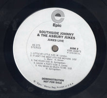 Load image into Gallery viewer, Southside Johnny & The Asbury Jukes : Jukes Live At The Bottom Line (LP, Album, Promo)