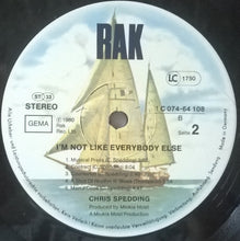 Load image into Gallery viewer, Chris Spedding : I'm Not Like Everybody Else (LP, Album)