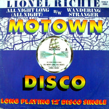 Load image into Gallery viewer, Lionel Richie : All Night Long (All Night) / Wandering Stranger (12", Single)