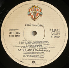 Load image into Gallery viewer, Kate & Anna McGarrigle : Pronto Monto (LP, Album)