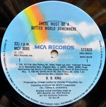 Load image into Gallery viewer, B.B. King : There Must Be A Better World Somewhere (LP, Album)