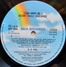 Load image into Gallery viewer, B.B. King : There Must Be A Better World Somewhere (LP, Album)