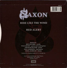 Load image into Gallery viewer, Saxon : Ride Like The Wind (7", Single, Sil)