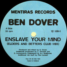 Load image into Gallery viewer, Ben Dover (16) : Enslave Your Mind (12")