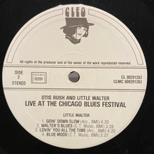 Load image into Gallery viewer, Otis Rush & Little Walter : Live At The Chicago Blues Festival (LP, Album, RE, Whi)