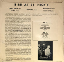 Load image into Gallery viewer, Charlie Parker : Bird At St Nick's (LP, Album)