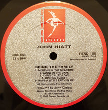 Load image into Gallery viewer, John Hiatt : Bring The Family (LP, Album)