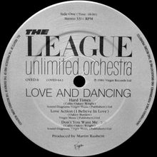 Load image into Gallery viewer, The League Unlimited Orchestra : Love And Dancing (LP, Album, Mixed)