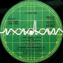 Load image into Gallery viewer, Loudon Wainwright III : A Live One (LP, Album)