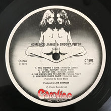 Load image into Gallery viewer, Homesick James & Snooky Pryor : Homesick James & Snooky Pryor (LP, Album)