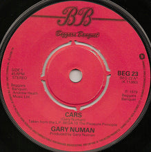 Load image into Gallery viewer, Gary Numan : Cars (7", Single, Pus)