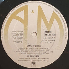 Load image into Gallery viewer, Nils Lofgren : I Came To Dance (LP, Album)