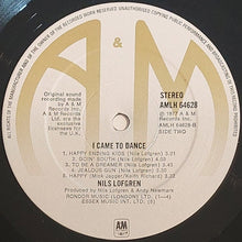 Load image into Gallery viewer, Nils Lofgren : I Came To Dance (LP, Album)