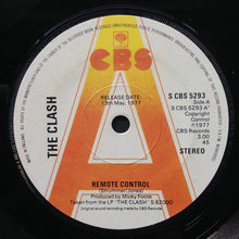 Load image into Gallery viewer, The Clash : Remote Control (7", Promo)