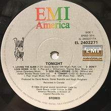 Load image into Gallery viewer, David Bowie : Tonight (LP, Album, RE, CBS)