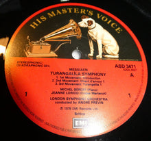 Load image into Gallery viewer, Messiaen* / Michel Béroff, Jeanne Loriod, London Symphony Orchestra, André Previn : Turangalîla Symphony (2xLP, Quad, RE, Lar + Box)
