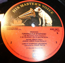 Load image into Gallery viewer, Messiaen* / Michel Béroff, Jeanne Loriod, London Symphony Orchestra, André Previn : Turangalîla Symphony (2xLP, Quad, RE, Lar + Box)