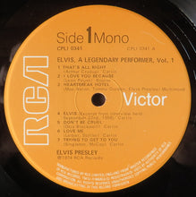 Load image into Gallery viewer, Elvis* : A Legendary Performer - Volume 1 (LP, Comp, Mono)