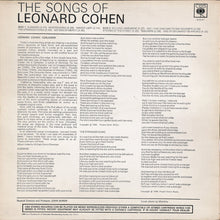 Load image into Gallery viewer, Leonard Cohen : Songs Of Leonard Cohen (LP, Album, RE, RP)