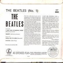 Load image into Gallery viewer, The Beatles : The Beatles No. 1 (7", EP, Mono)