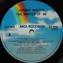 Load image into Gallery viewer, Johnny Winter : The Winter Of '88 (LP, Album)