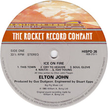 Load image into Gallery viewer, Elton John : Ice On Fire (LP, Album, PRS)