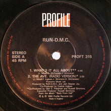 Load image into Gallery viewer, Run-D.M.C.* : What's It All About / The Ave. (12")