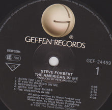 Load image into Gallery viewer, Steve Forbert : The American In Me (LP, Album)