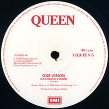 Load image into Gallery viewer, Queen : One Vision (Extended Vision) (12", Single, Red)