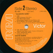 Load image into Gallery viewer, David Bowie : Aladdin Sane (LP, Album, Gat)