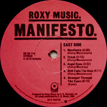 Load image into Gallery viewer, Roxy Music : Manifesto (LP, Album, PRC)