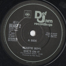Load image into Gallery viewer, Beastie Boys : She's On It (7", Single, RE)