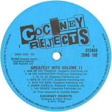 Load image into Gallery viewer, Cockney Rejects : Greatest Hits Vol. II (LP, Album, Blu)