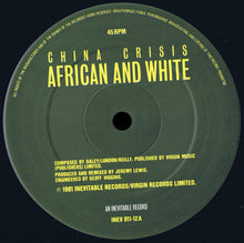 Load image into Gallery viewer, China Crisis : African And White (Remixed And Extended Version) (12", Single)