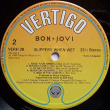 Load image into Gallery viewer, Bon Jovi : Slippery When Wet (LP, Album)