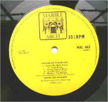 Load image into Gallery viewer, John Lee Hooker : House Of The Blues (LP, Album, Mono, RE)