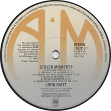 Load image into Gallery viewer, John Hiatt : Stolen Moments (LP, Album)