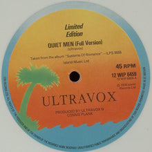 Load image into Gallery viewer, Ultravox : Quiet Men (12", Single, Ltd, Whi)