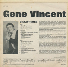 Load image into Gallery viewer, Gene Vincent : Crazy Times (LP, Album, RE)