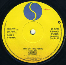 Load image into Gallery viewer, The Rezillos : Top Of The Pops (7", Single, Rez)