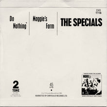 Load image into Gallery viewer, The Specials : Do Nothing (7", Single, Pap)