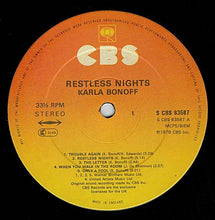 Load image into Gallery viewer, Karla Bonoff : Restless Nights (LP, Album)