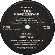 Load image into Gallery viewer, Public Image Ltd.* : Flowers Of Romance (7", Single)