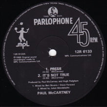 Load image into Gallery viewer, Paul McCartney : Press (12", Single)