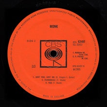 Load image into Gallery viewer, Thelonious Monk : Monk (LP, Album, Mono)