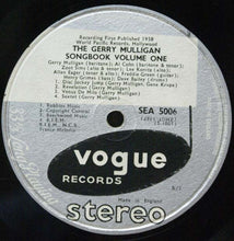 Load image into Gallery viewer, Gerry Mulligan And The Sax Section : The Gerry Mulligan Songbook Volume 1 (LP, Album)